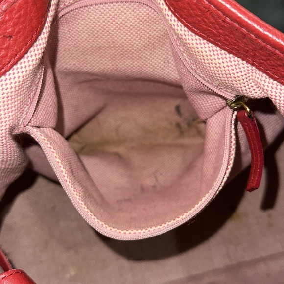 🔥🔥🔥Dooney & Bourke Red Leather Shoulder Bag - Picture 11 of 16